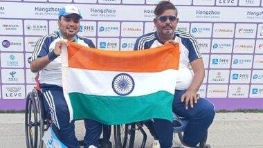 Asian Para Games 2023: तीरंदाज आदिल मोहम्मद नजीर अंसारी और नवीन दलाल ने पुरुष युगल - W1 ओपन इवेंट में जीता कांस्य पदक