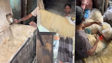 Noodles Making Video: क्या आपको नूडल्स पसंद है? कोलकाता की फैक्ट्री में चाउमीन मेकिंग वीडियो देख आ जाएगी घीन