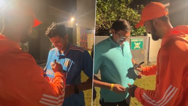 KL Rahul Signs Autograph For Fan: इंग्लैंड के खिलाफ भारत की शानदार जीत के बाद केएल राहुल ने एक्टर गोपाल दत्त समेत कई सोशल मीडिया इन्फ्लुएंसर को दिए ऑटोग्राफ, देखें विडियो