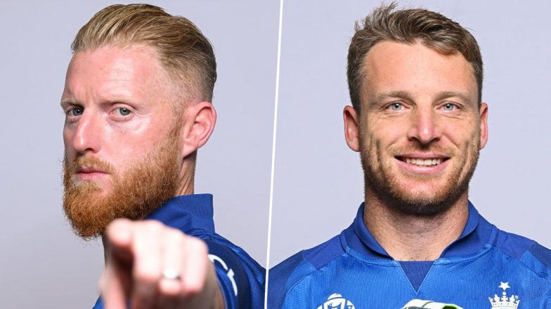 ICC World Cup 2023 से पहले इंग्लैंड टीम ने किया फोटोशूट, नए जर्सी में दिखे Ben Stokes और Jos Buttler