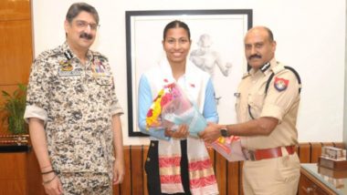 Assam Police Honored Lovlina Borgohain: असम पुलिस ने लवलीना बोरगोहेन को किया सम्मानित, एशियाई खेलों में जीती थी रजत पदक