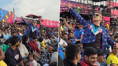Fans Saying 'Australia Mata Ki Jai': धर्मशाला स्टेडियम में भारतीय दर्शकों ने लगाए, 'ऑस्ट्रेलिया माता की जय' के नारे, वीडियो हुआ वायरल
