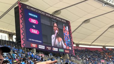 Sunidhi Chauhan's Performance at Motera Stadium: भारत-पाकिस्तान मैच से पहले स्टेडियम में झूमे दर्शक, सुनिधि चौहान ने किया परफॉर्म