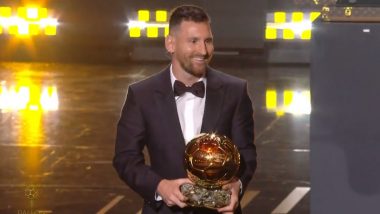 Lionel Messi Wins Ballon d’Or 2023 Award: लियोनेल मेस्सी ने रचा इतिहास, आठवीं बार जीता बैलन डी'ओर पुरस्कार, बने पहले MLS खिलाड़ी