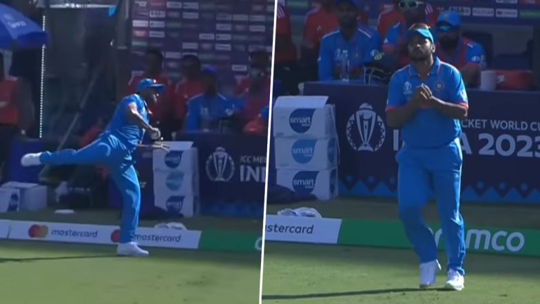 Shardul Thakur Video: हवा में उड़कर शार्दुल ठाकुर ने लपका कमाल का कैच, सोशल मीडिया पर वीडियो वायरल