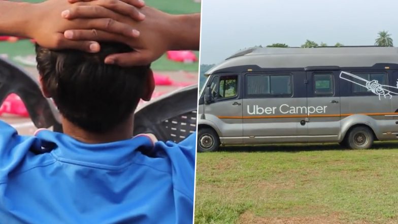 IND vs PAK मैच में होटल बुकिंग का टेंशन ख़त्म! वर्ल्ड कप में फैंस के लिए Uber का तोहफा, Camper में मिलेगी Luxury सुविधा- Video