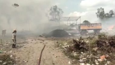 Explosion In A Firecrackers Godown in Tamil Nadu: अरियालुर जिले में पटाखा गोदाम में हुए विस्फोट में कुल 11 लोगों की मौत, 12 घायल- Video