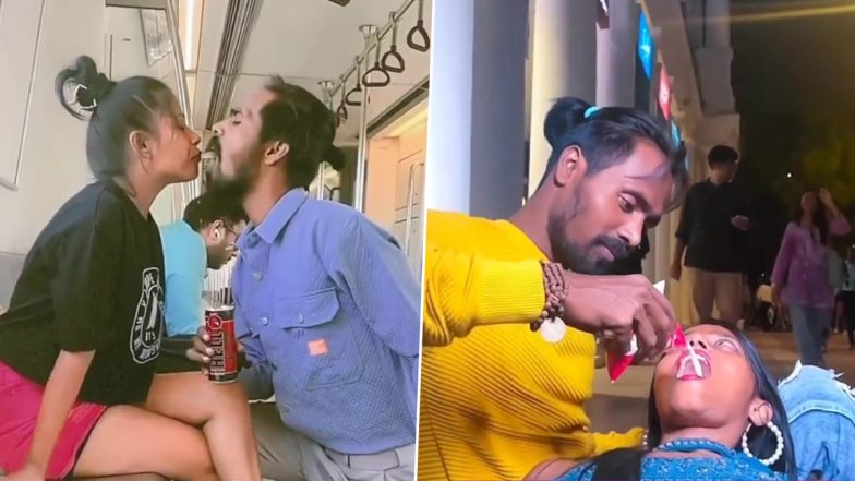 Video: एक-दूसरे के मुंह से शराब पीने वाले दिल्ली मेट्रो के जोड़े का एक और घिनौना वीडियो वायरल