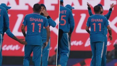 Virat Kohli Flying Kiss To Shami: भारत बनाम इंग्लैंड मैच के दौरान को विराट कोहली ने मोहम्मद शमी को किया फ्लाइंग किस, गले मिलकर मनाया जश्न, देखें वायरल वायरल