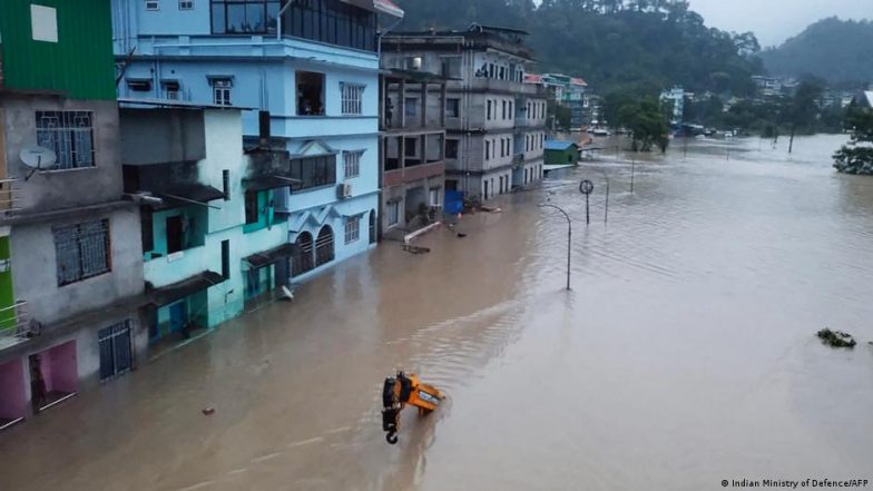 सिक्किम में अचानक आई बाढ़ के बाद सेना के 23 जवान लापता