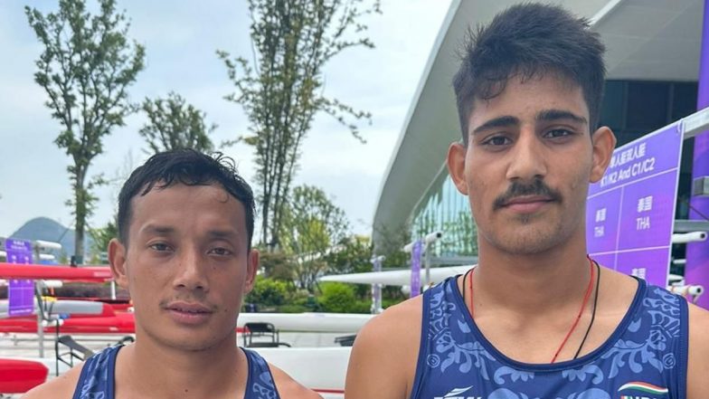 Asian Games 2023: एशियाई गेम्स में अर्जुन सिंह और सुनील सिंह सलाम ने रचा इतिहास, कैनो डबल 1000 मीटर स्पर्धा में जीता कांस्य पदक