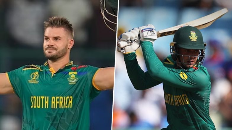 AUS vs SA, World Cup 2023 Live Score Update: साउथ अफ्रीका ने ऑस्ट्रेलिया के सामने रखा 312 रनों का विशाल लक्ष्य, क्विंटन डी कॉक और एडेन मार्कराम ने खेली आतिशी पारी