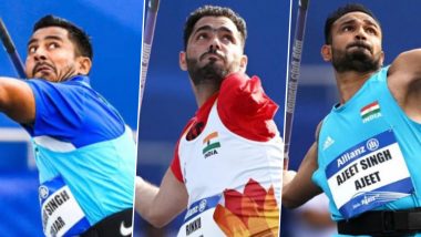 Asian Para Games 2023: भारत ने पुरुषों ने जेवलिन थ्रो में किया क्लीन स्वीप, सुंदर सिंह गुर्जर, रिंकू हुडा और अजीत सिंह यादव ने एक साथ जीता स्वर्ण, रजत और कांस्य पदक