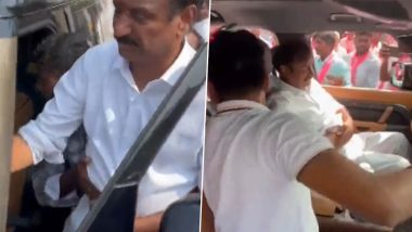 BRS MP K Prabhakar Reddy Stabbed: तेलंगाना में चुनाव प्रचार के दौरान BRS सांसद प्रभाकर रेड्डी पर जानलेवा हमला, शख्स ने पेट में मारा चाकू, देखें वीडियो