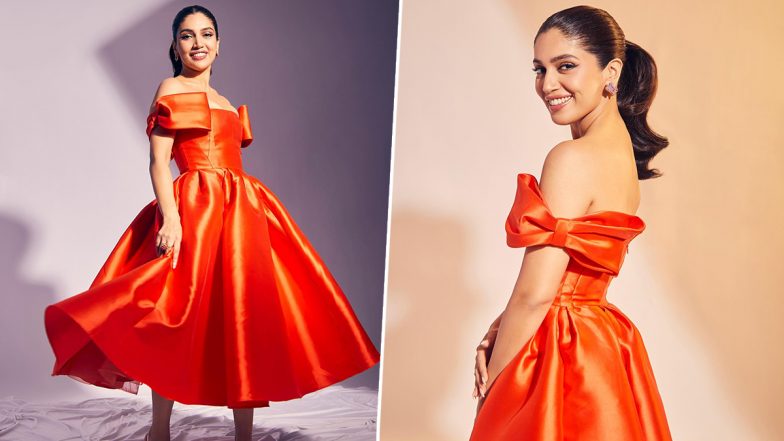 Bhumi Pednekar Hot Pics: ऑरेंज आउटफिट पहन भूमि पेडनेकर ने दिए सेक्सी पोज, बोली - परी हूं मैं(See Pics)