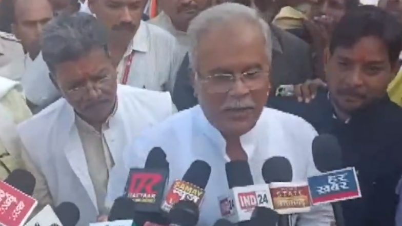 Chhattisgarh Election Results 2023: पाटन सीट से सीएम भूपेश बघेल आगे, बीजेपी के विजय बघेल पिछड़े