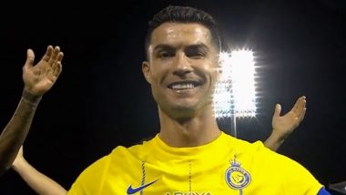 Video- Ronaldo Viking Clap With Teammates: अल-ताई पर अल-नासर की जीत के बाद क्रिस्टियानो रोनाल्डो ने टीम के खिलाड़ियों के साथ बजाए वाइकिंग क्लैप, देखें वायरल वीडियो