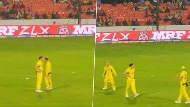 David Warner Dance Video: पाकिस्तान के खिलाफ वॉर्म-अप मैच में डेविड वार्नर ने 'Srivalli' गाने पर किया डांस, देखें वायरल वीडियो 