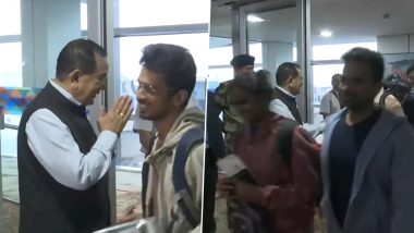 Operation Ajay: इजराइल से दूसरा विमान 235 भारतीयों को लेकर वतन पहुंचा, दिल्ली एयरपोर्ट पर विदेश राज्य मंत्री राजकुमार रंजन सिंह ने किया स्वागत- VIDEO
