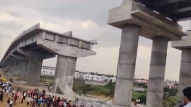 Gujarat Bridge Collapse Video: गुजरात के पालनपुर में निर्माणाधीन ब्रिज का एक हिस्सा गिरा, कोई हताहत नहीं!