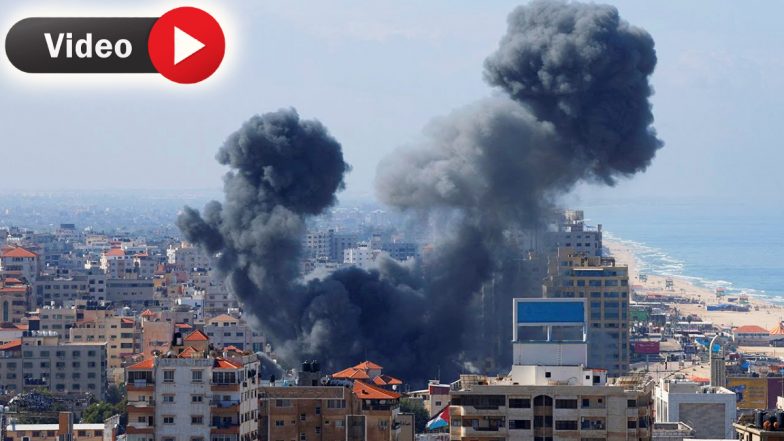 Israel Attack Videos: इजराइल ने गाजा पर किया भीषण पलटवार, हमास ने दागे 7 हजार रॉकेट, नेतन्याहू ने किया ऐलान-ए-जंग