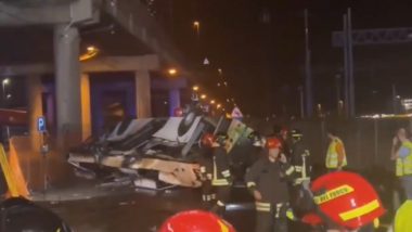 Italy Bus Accident Videos: इटली के वेनिस में दर्दनाक हादसा, यात्रियों से भरी बस पुल से नीचे गिरने से बच्चे सहित 21 लोगों की मौत