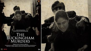 The Buckingham Murders Poster: हंसल मेहता की 'द बकिंघम मर्डर्स' का पहला पोस्टर हुआ रिलीज, करीना कपूर खान इंटेंस लुक में आई नजर (View Pic)