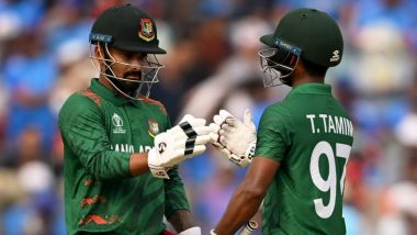 IND vs BAN, World Cup 2023 Live Score Update: बांग्लादेश ने टीम इंडिया के सामने रखा 257 रनों का लक्ष्य, लिटन दास और तंज़ीद हसन ने खेली अर्धशतकीय पारी