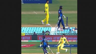 ‘Mankad’ Run-Out Warning To Kusal Perera: मैच के दौरान मिचेल स्टार्क ने नॉन-स्ट्राइकर कुसल परेरा को 'मांकड़' रन-आउट की दी चेतावनी, देखें Photo