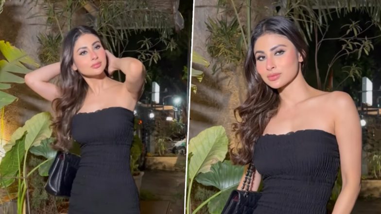 Mouni Roy ब्लैक ऑफ शोल्डर आउटफिट में गिराई बिजली, एक्ट्रेस की हॉटनेस ने बढ़ाया सोशल मीडिया का पारा (Watch Video)