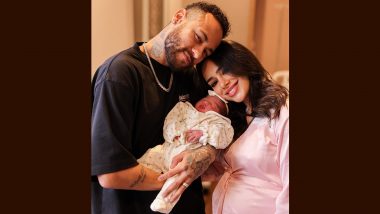 Neymar's Girlfriend Gave Birth of Baby Girl: नेमार की गर्लफ्रेंड ब्रुना बियानकार्डी ने बेबी गर्ल को दिया जन्म; अल-हिलाल और ब्राजील फुटबॉल स्टार ने शेयर कीं मनमोहक तस्वीरें