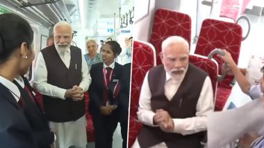 PM Modi Interact With Students:  पीएम मोदी ने RapidX ट्रेन  'नमो भारत'  को हरी झंडी दिखाने के बाद स्कूली बच्चों और क्रू मेंबर से की बातचीत- VIDEO