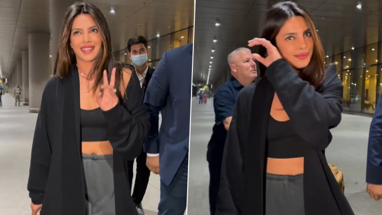 Priyanka Chopra Arrives in Mumbai: देसी गर्ल प्रियंका चोपड़ा पहुंची मुंबई, Jio MAMI Film Festival मे करेंगी शिरकत (Watch Video)