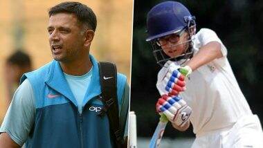 Rahul Dravid Son Samit Scores 87 Run: कर्नाटक बनाम मुंबई वीनू मांकड़ ट्रॉफी के प्री-क्वार्टरफाइनल में राहुल द्रविड़ के बेटे समित ने बनाए 87 रन