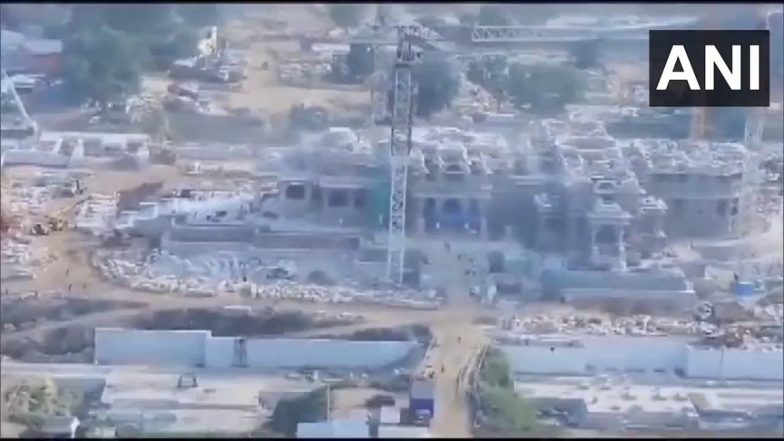 VIDEO: आसमान से देखें कैसा नजर आता है राम मंदिर, डिप्टी सीएम केशव प्रसाद मौर्य ने किया हवाई सर्वेक्षण