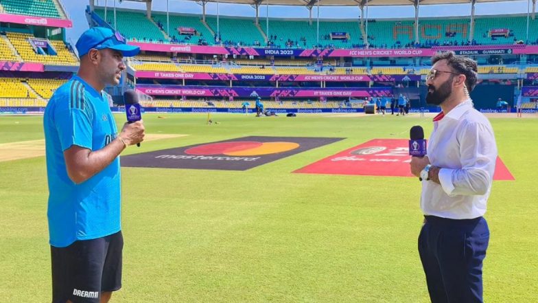Ravi Ashwin Responds To Dinesh Karthik: आर अश्विन का इंटरव्यू लेने के इंतजार में पसीने से भीगे दिनेश कार्तिक, भारतीय स्पिनर ने किया रियेक्ट