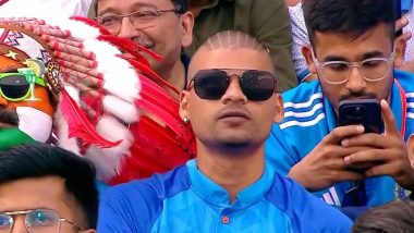 Shikhar Dhawan Lookalike Spotted At Stadium: इंग्लैंड के खिलाफ विश्व कप मैच के दौरान लखनऊ स्टेडियम में दिखा शिखर धवन का हमशक्ल, देखें वायरल तस्वीरें