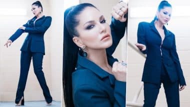 Sunny Leone ने सेक्सी फॉर्मल ड्रेस पहन गिराई बिजली, एक्ट्रेस की हॉटनेस ने बढ़ाया सोशल मीडिया का पारा (View Pics)