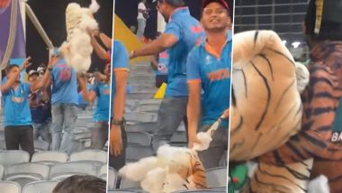 Bangladesh Super Fan Harassed By Indian Fans: भारत के खिलाफ मैच के दौरान फैंस ने बांग्लादेश के सुपर फैन 'टाइगर शोएब' को किया परेशान, देखें वायरल वीडियो