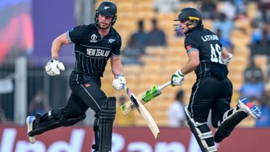 NZ vs AFG, World Cup 2023: न्यूजीलैंड ने अफगानिस्तान को दिया 289 रनों का टारगेट, आखिरी 10 ओवरों में बने 103 रन; ग्लेन फिलिप्स और टॉम लैथम ने खेली अर्धशतकीय पारी