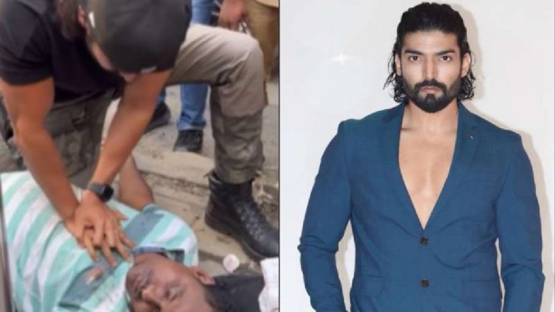 VIDEO: जिंदगी-मौत के बीच जूझ रहे शख्स की एक्टर ने बचाई जान, CPR देते गुरमीत चौधरी का VIDEO वायरल