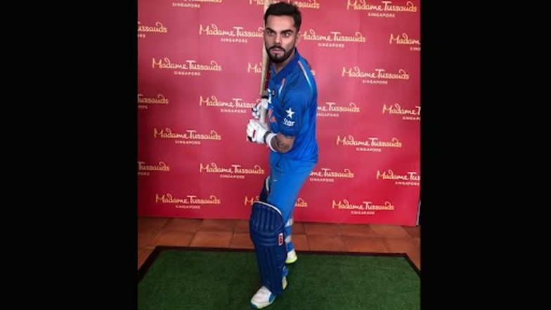 Virat Kohli's Wax Statue Unveiled: सिंगापुर के मैडम तुसाद म्यूजियम में विराट कोहली के मोम के पुतले का किया गया अनावरण