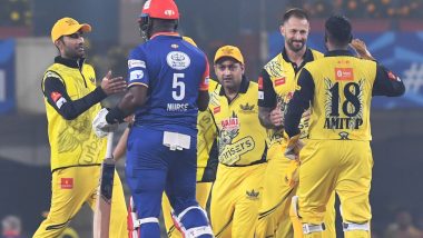 India Capitals vs Urbanrisers Hyderabad, LLC 2023: लीजेंड्स लीग क्रिकेट के रोमांचक मैच में इंडिया कैपिटल्स को मिली पहली हार, गुरकीरत सिंह मान ने खेली आतिशी पारी