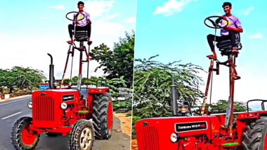 Viral Tractor Video: जुगाड़ के जरिए शख्स ने ट्रैक्टर की सीट को किया ऊंचा, दिलचस्प वीडियो शेयर कर आनंद महिंद्रा ने पूछ लिया ये सवाल