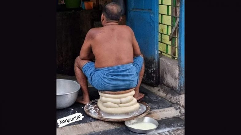Man Sitting atop a Stack of Paneer: पनीर के ढेर के ऊपर बैठा दिखा शख्स, तस्वीर वायरल होने के बाद भड़के लोग