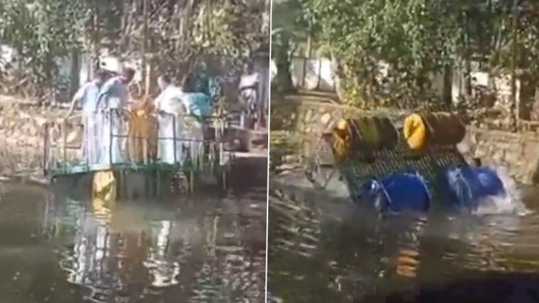 Kerala: अलाप्पुझा में उद्घाटन के तुरंत बाद पंचायत सदस्यों को ले जा रही नाव पलटी, कोई हताहत नहीं- Video