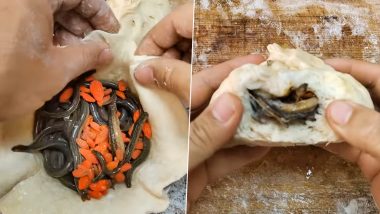 Man Stuffing Live Worms Inside Momos: शख्स ने मोमोज के अंदर भरे जिंदा कीड़े, इंटरनेट पर भड़के लोग