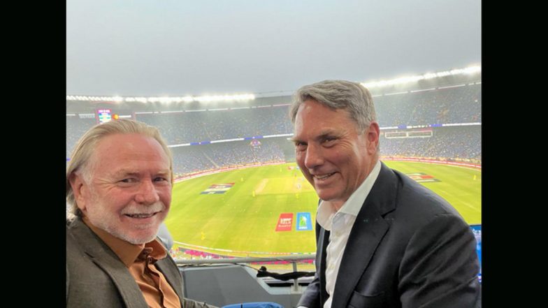 IND vs AUS World Cup 2023 Final: वर्ल्ड कप फाइनल देखने नरेंद्र मोदी स्टडेयिम पहुंचे ऑस्ट्रेलिया के डिप्टी पीएम रिचर्ड मार्ल्स, सामने आई तस्वीर