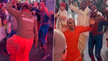 Spider-Man Dancing Viral Video: स्पाइडर-मैन ने हरे रामा-हरे कृष्णा पर किया ऐसा बेहतरीन डांस, वीडियो देख हर कोई हो गया दीवाना