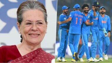 Sonia Gandhi To Team India: फाइनल मुकाबले से पहले कांग्रेस नेता सोनिया गांधी ने टीम इंडिया को दिया खास संदेश, देखें वीडियो